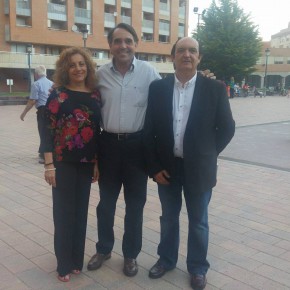 Arturo Gotor en las fiestas del barrio de Villacerrada