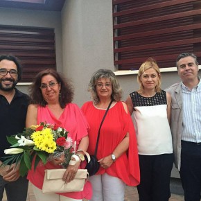 Carmen Picazo en las fiestas del barrio Hospital