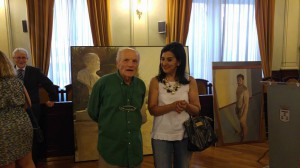 Francis con Antonio López, Bienal Artes plásticas