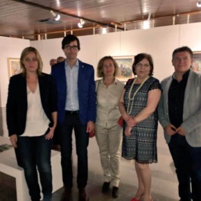 Carmen Picazo acude a la inauguración de la exposición de Guillermo García-Saúco