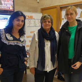 Nuestras concejales acompañanado a ACMIL en la presentación de sus jornadas