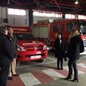 C´s visita el Parque Municipal de Bomberos y elogia la profesionalidad de sus trabajadores