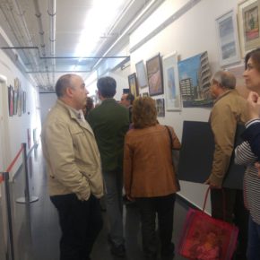 Cs Albacete visita la exposición 'Participantes' del aula de Artes Plásticas