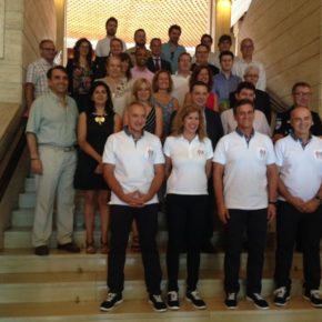 Cs Albacete asiste a la recepción de los participantes en los Juegos Mundiales de Policías y Bomberos