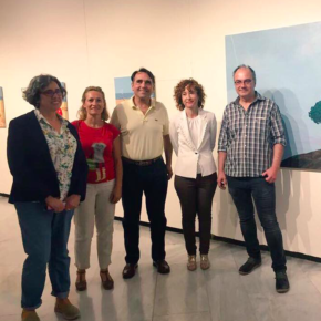 Ciudadanos Albacete visita la exposición "Espacios Abiertos" de José María Ponce